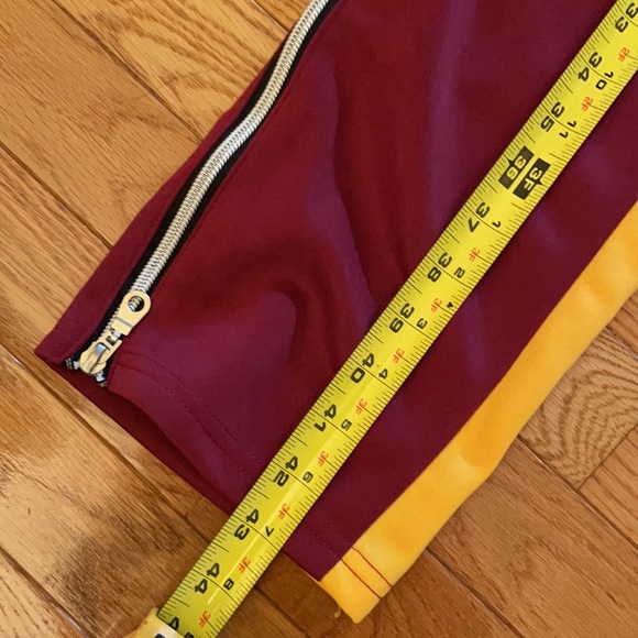 NWT Seven Souls 7S men’s tri-colored joggers, polyester, zippered pockets - Picture 7 of 11